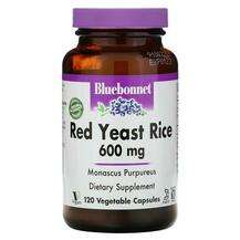 Bluebonnet, Red Yeast Rice 600 mg, 120 Veggie Caps