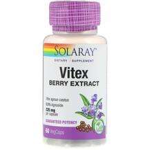 Solaray, Vitex Berry Extract 225 mg, Авраамове дерево 225 мг, ...