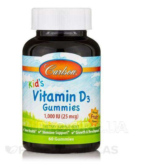 Фото товару Kid's Vitamin D3 Gummies Natural Fruit Flavors