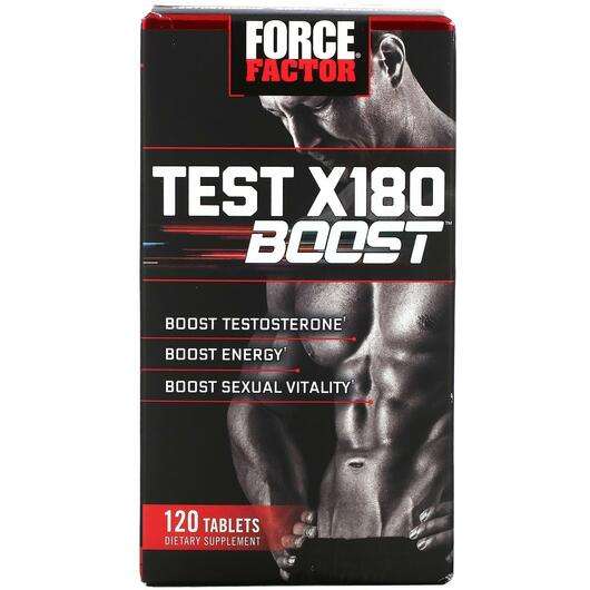 Test X180 Boost Male Testosterone Booster, Тестостеронові бустери, 120 таблеток
