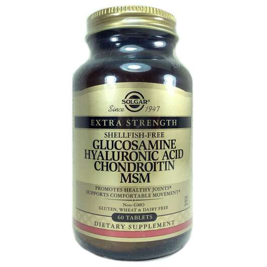 Glucosamine Hyaluronic Acid, Глюкозамін Гіалуронова МСМ, 60 таблеток