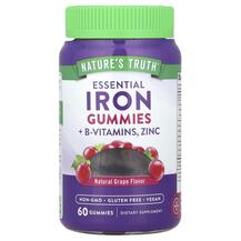 Essential Iron + B-Vitamins Zinc Железо Nature's