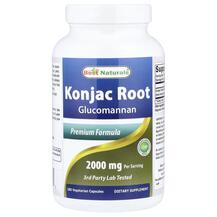 Корінь конжаку Konjac Root Best Naturals 180 капсул Корінь конжаку Konjac Root Best Naturals 180 капсул