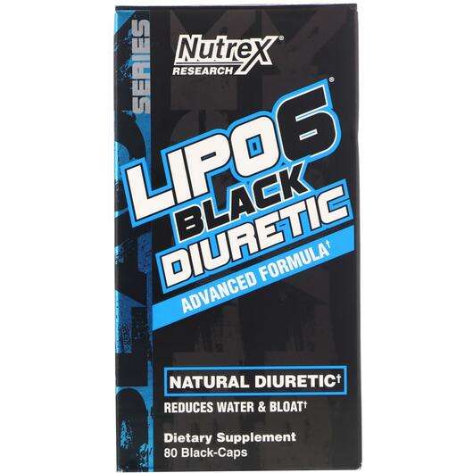 ЛИПО-6 Бласик Диуретик, LIPO-6 Black Diuretic, 80 капсул