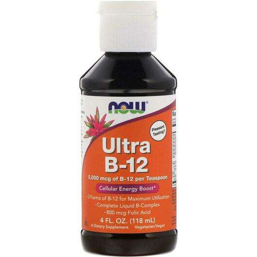 Ultra B-12 5000 mcg, Вітамін B12 5000 мкг, 118 мл