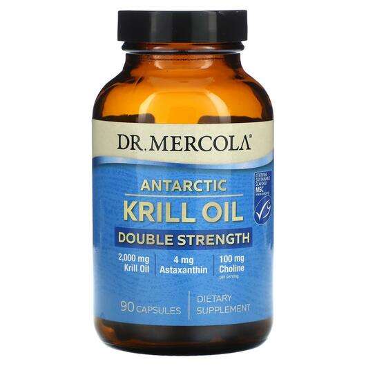 Основне фото товара Dr. Mercola, Antaractic Krill Oil Double Strength, Олія Антарк...