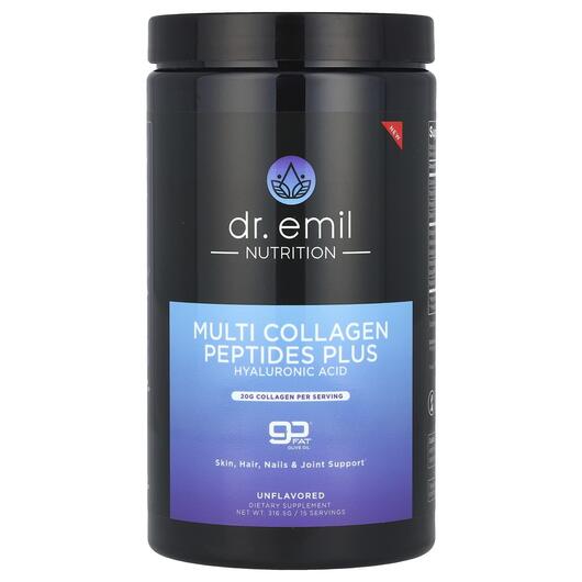 Основне фото товара Multi Collagen Peptides Plus Hyaluronic, Колагенові пептиди, 316.