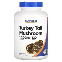 Turkey Tail Mushroom 1200 mg Грибы Nutricost