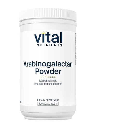 Основное фото товара Vital Nutrients, Лиственница, Arabinogalactan Powder, 300 г