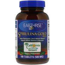 Earthrise, Spirulina Gold Plus 500 mg, Спіруліна 500 мг, 180 т...