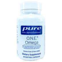 Pure Encapsulations, Омега-3 1000 мг, O.N.E. Omega, 30 капсул