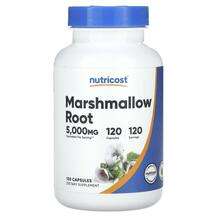 Nutricost, Алтея, Marshmallow Root 5000 mg, 120 капсул