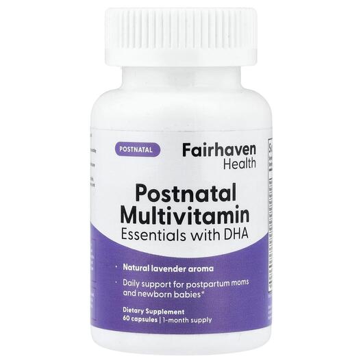 Основне фото товара Postnatal Multivitamin, Вітаміни для годуючих, 60 капсул