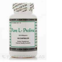 Montiff, L-Пролин, Pure L-Proline 500 mg, 100 капсул