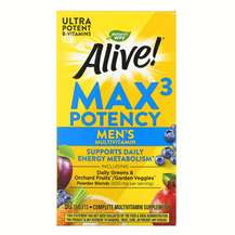 Nature's Way, Alive! Max3 Daily Men's Multivitamin, 90 Tablets