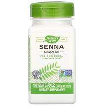 Nature's Way, Сенна 450 мг, Senna Leaves 450 mg, 100 капсул