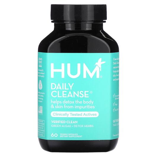 Основне фото товара HUM Nutrition, Daily Cleanse, Детокс та очищення, 60 капсул