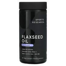 Sports Research, Flaxseed Oil with Plant Based Omega-3 1200 mg...