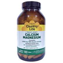 Country Life, Кальций Магний, Target-Mins Calcium-Magnesium Co...