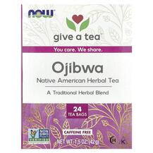 Real Tea Ojibwa Caffeine-Free 24 Tea Bags 1 чай NOW