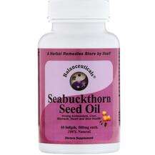 Balanceuticals, Облепиха, Seabuckthorn Seed Oil 500 mg, 60 капсул
