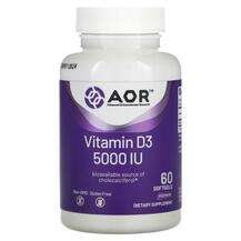 AOR, Vitamin D3 5000 IU, 60 Softgels