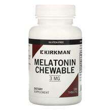 Kirkman, Мелатонин 3 мг, Melatonin Chewable 3 mg, 150 таблеток