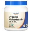 Nutricost, Organic Maltodextrin Unflavored, Мальтодекстрин, 454 г