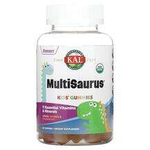 KAL, Мультивитамины для детей, Kids Multisaurus Gummies, 60 ко...