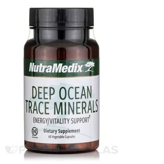 Основне фото товара NutraMedix, Deep Ocean Trace Minerals, Мінерали, 60 капсул