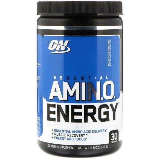Основне фото товара Optimum Nutrition, Essential Amin.O. Energy Blue Raspberry 9, ...