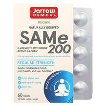 Jarrow Formulas, Natural SAM-e 200 mg, 60 Enteric-Coated Tablets