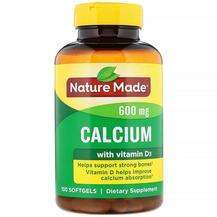Nature Made, Calcium with Vitamin D3 600 mg, 100 Softgels