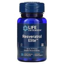 Life Extension, Resveratrol Elite, Ресвератрол, 30 капсул