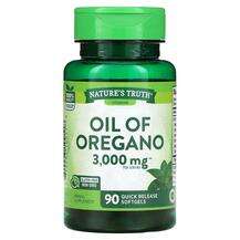 Nature's Truth, Масло орегано, Oil Of Oregano 3000 mg, 90...