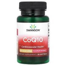 Коензим CoQ10 CoQ10 400 mg Swanson 30 капсул Коензим CoQ10 CoQ10 400 mg Swanson 30 капсул