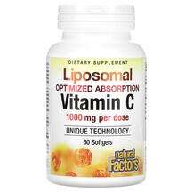Natural Factors, Liposomal Vitamin C 500 mg, 60 Softgels