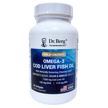 Олія печінки тріски Cod Liver Fish Oil Dr. Berg