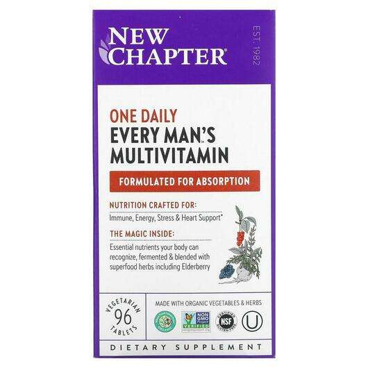 Основне фото товара New Chapter, Every Man's Multi, Мультивітаміни для чоловіків, ...