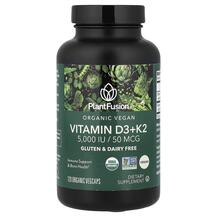 Вітаміни D3 K2 Organic Vegan Vitamin D3 + K2