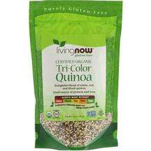 Now, Органическая трехцветная квиноа, Tri-Color Quinoa, 397 г