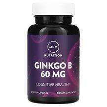 MRM Nutrition, Гинкго Билоба, Ginkgo B 60 mg, 60 капсул