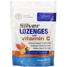 Silver Lozenges, Вітамін C Жувальний, 21 шт