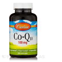 Коензим CoQ10 CoQ10 100 mg Carlson 200 капсул