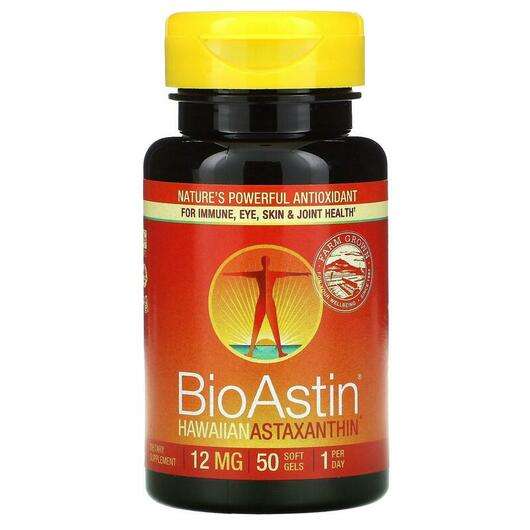 Основне фото товара Nutrex Hawaii, BioAstin Hawaiian Astaxanthin 12 mg, Астаксанти...