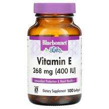Bluebonnet, Vitamin E 268 mg 400 IU, Вітамін E Токофероли, 100...