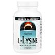 Фото товара Source Naturals, L-Лизин, L-Lysine, 100 г