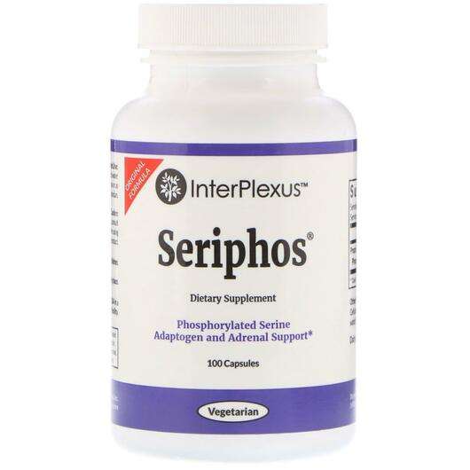Основне фото товара InterPlexus, Seriphos, Фосфорильований серин, 100 капсул