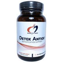 Designs for Health, Очистка печени, Detox Antiox, 60 капсул