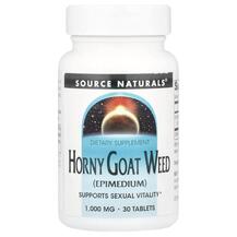 Horny Goat Weed 1000 mg Горянка Source Naturals